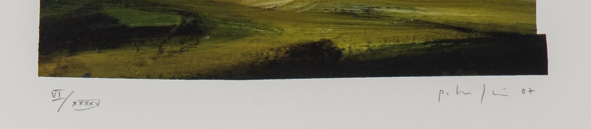 Peter Frie, lithograph in colours, 2007, signed VI/XXXXV.