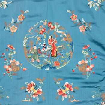 A Chinese embroidered robe, early 20th Century.