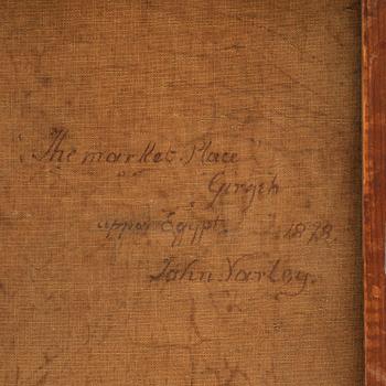 John Varley Jr., "The Market Place, Girgeh, Upper Egypt".