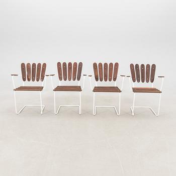 Garden Chairs, 4 pcs, second half of the 20th century.