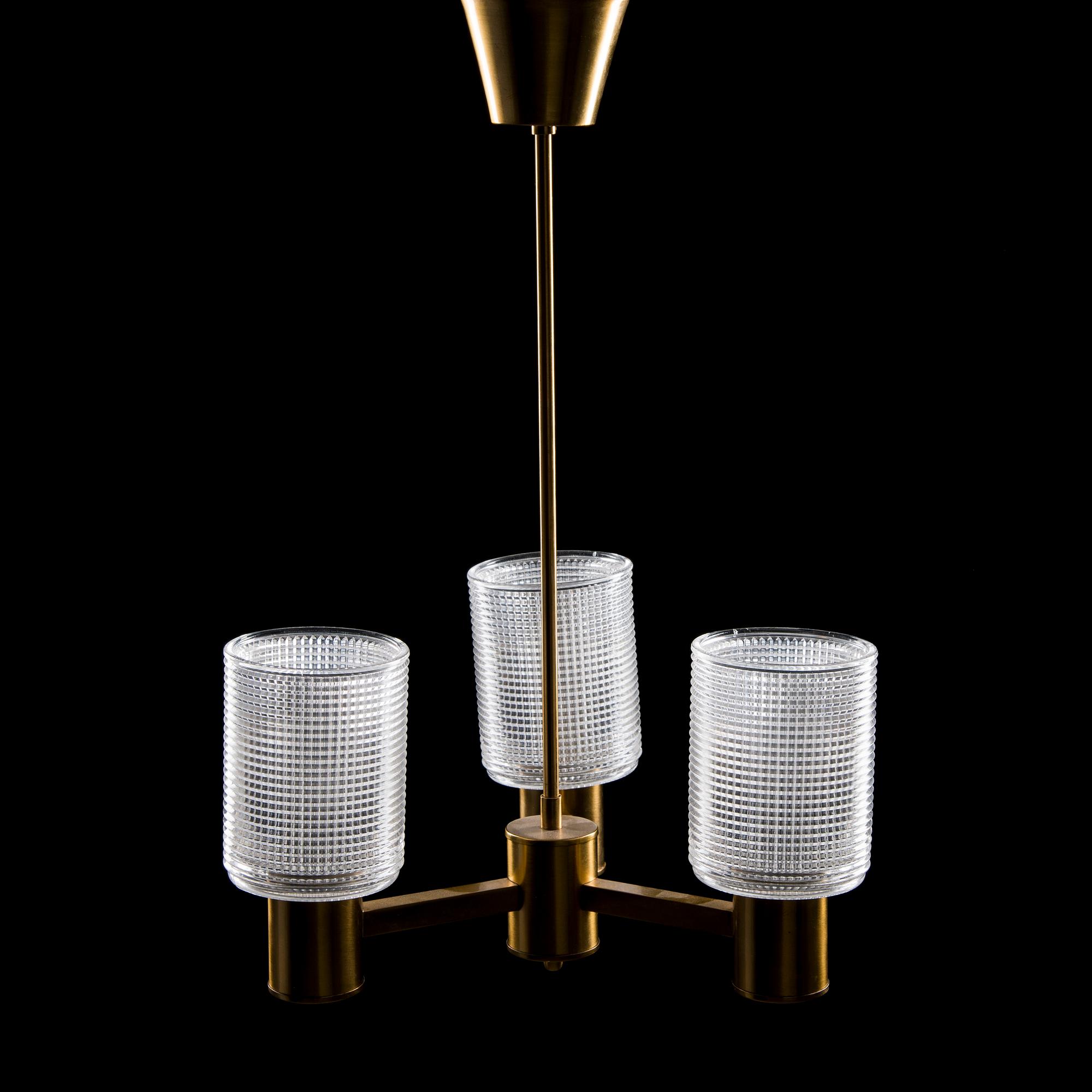 TAKLAMPA, Tyringe Konsthantverk, 1960/70-tal. Höjd 60 cm.