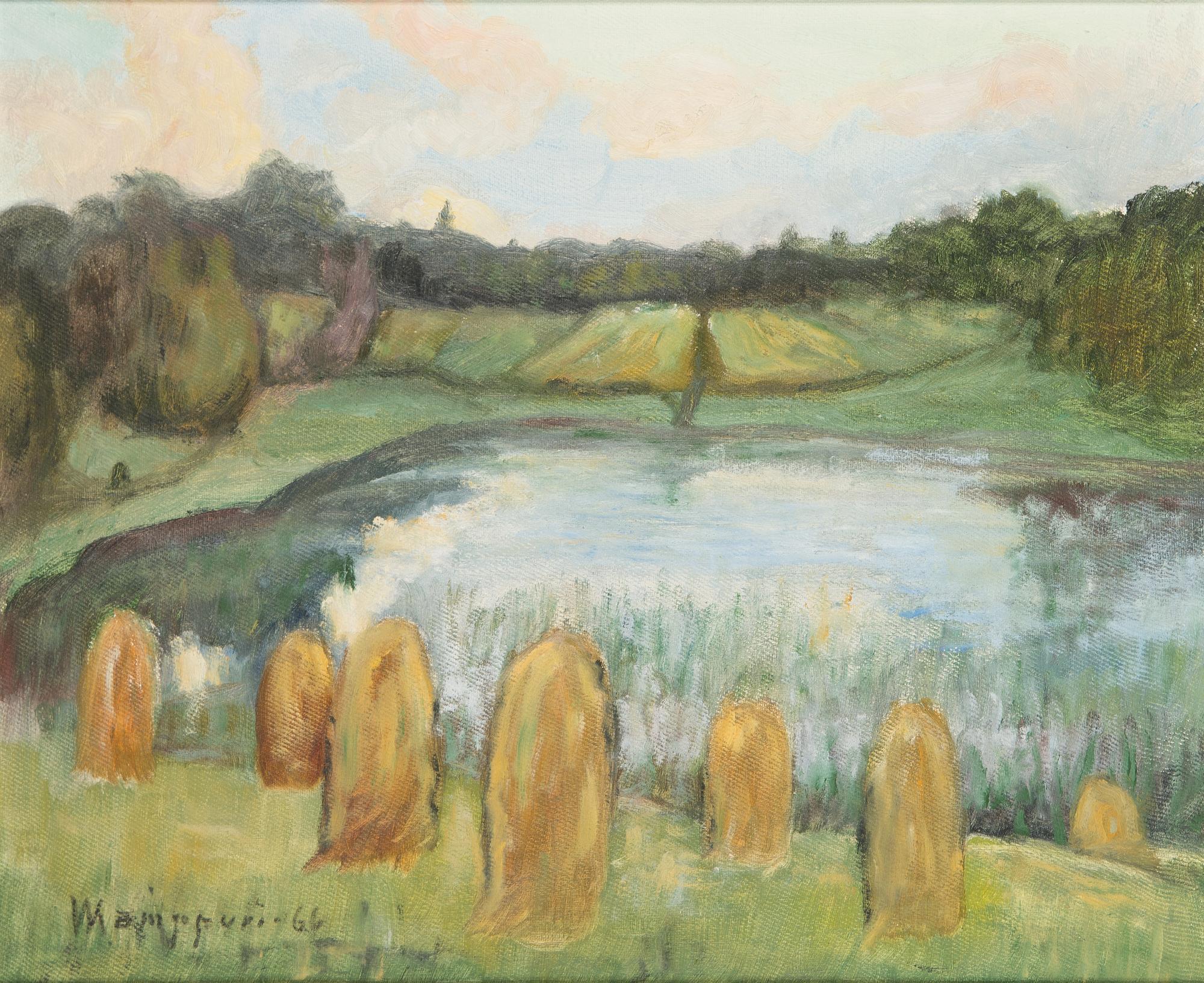 Väinö Kamppuri, oil on canvas, signed and dated-66.