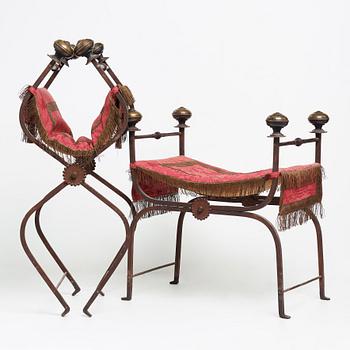 Skandinavisk formgivare, möjligen, plianger, ett par, 1920-30-tal.