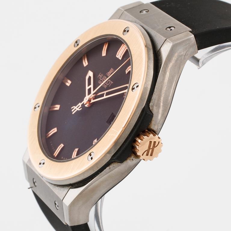 HUBLOT, "Classic Fusion", wristwatch, 45 mm.