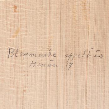 Carl Ryd, Blommande äppelträd, Henån.