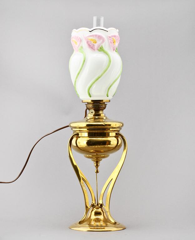 BORDSFOTOGENLAMPA, jugendstil, 1900-talets andra hälft.