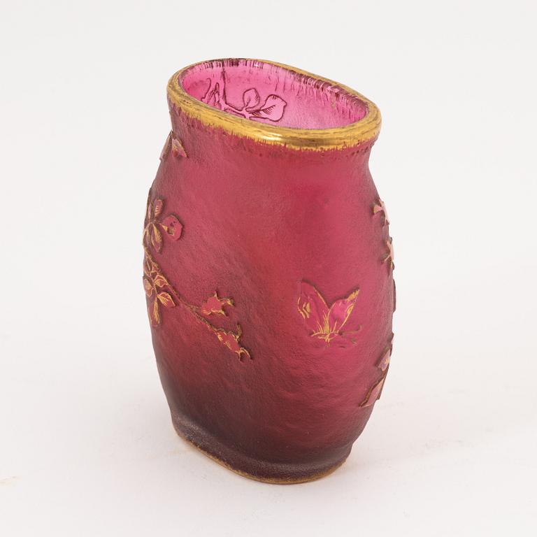 A vase by Daum, Nancy, France.