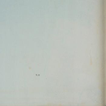 RUNE HAGBERG, mixed media on paper, signed.