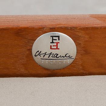 FÅTÖLJ, Grete Jalk, France & Søn, Danmark, 1900-talets andra hälft. Brickmärkt.