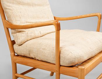 OLE WANSCHER, karmstolar, ett par "Colonial Chair, PJ 149", Poul Jeppesen, Danmark, 1900-talets andra hälft.