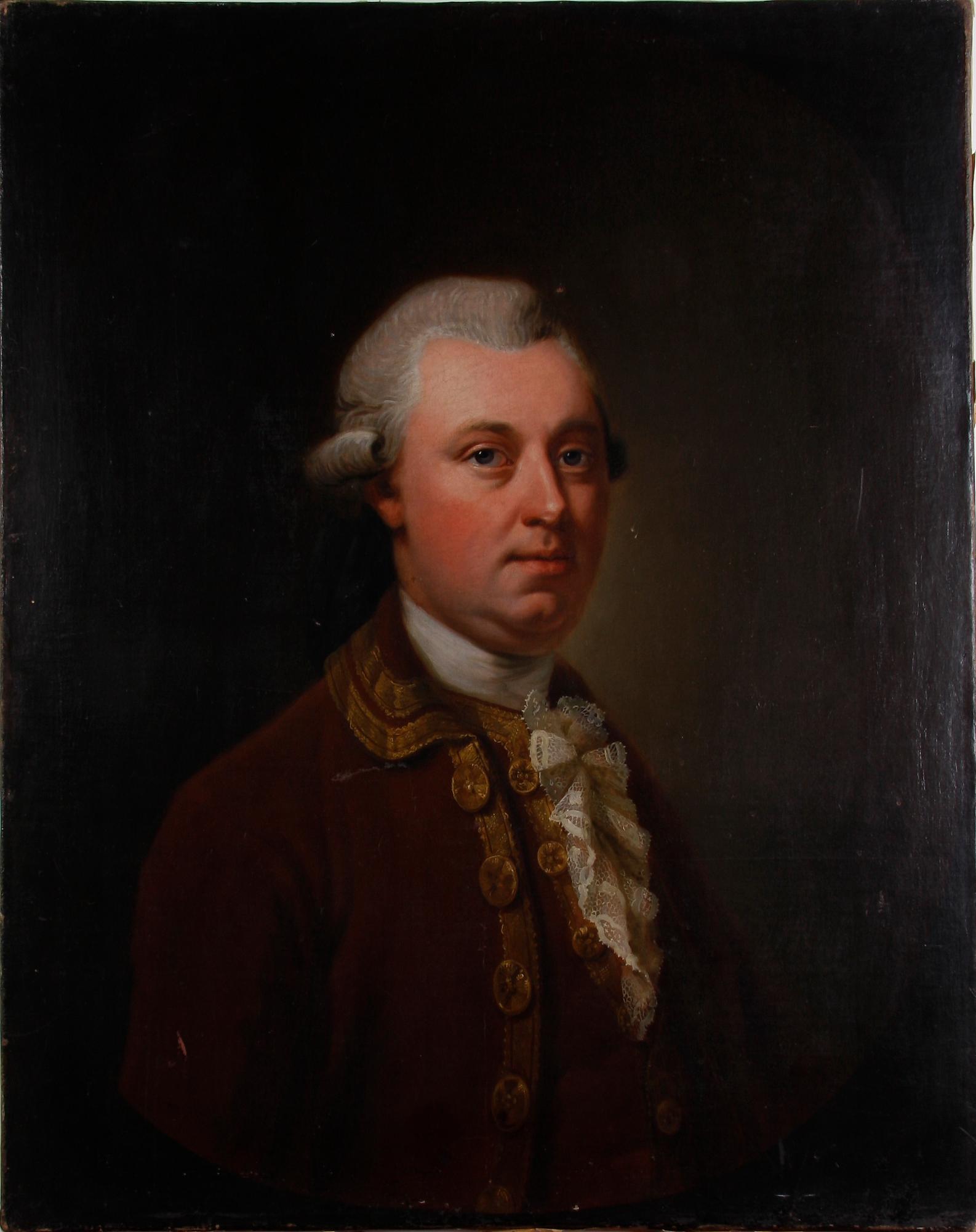 OKÄND KONSTNÄR, olja på duk , omkr 1800.