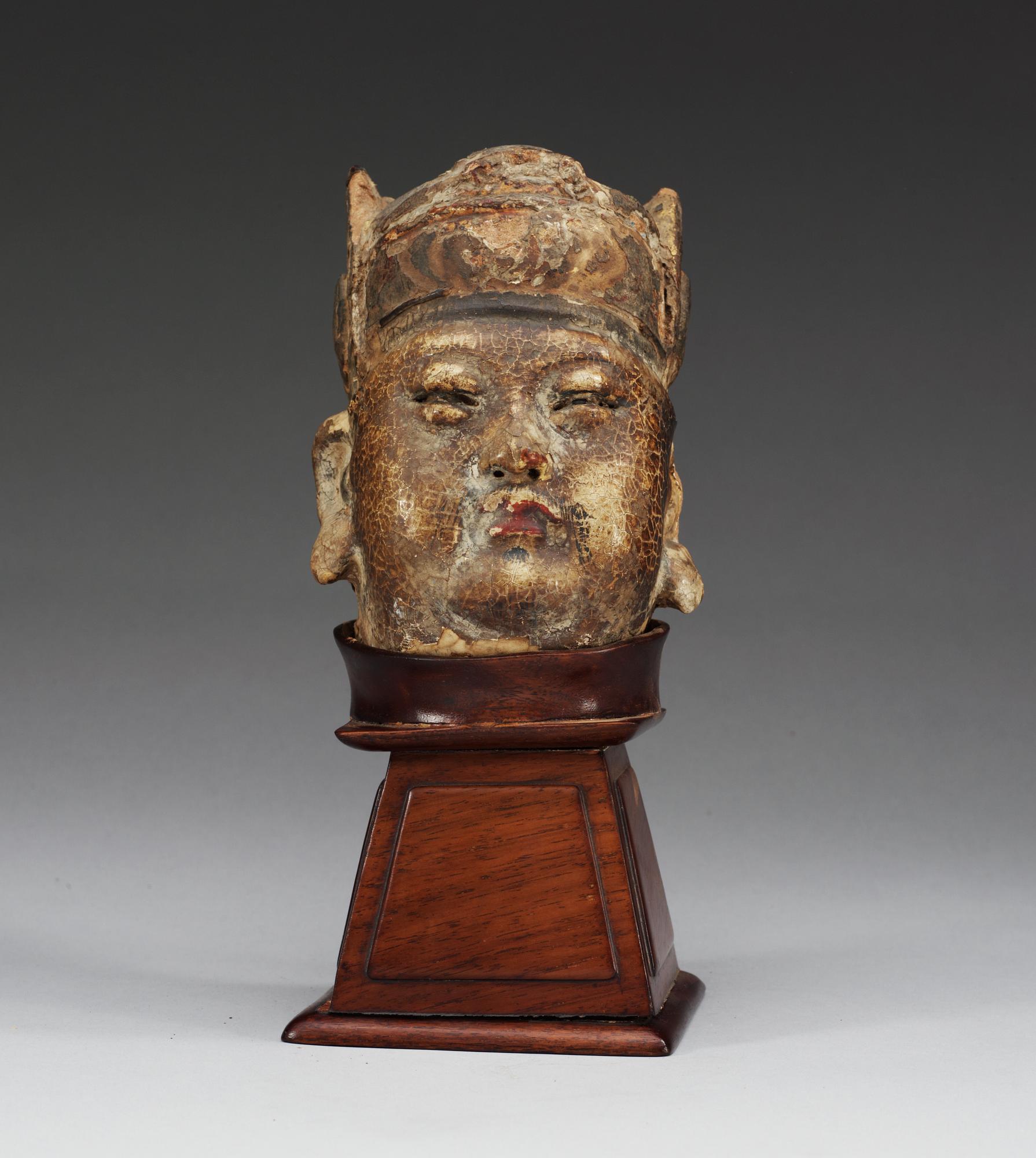 SKULPTUR, lack och pastellage. Ming dynastin (1368-1644).