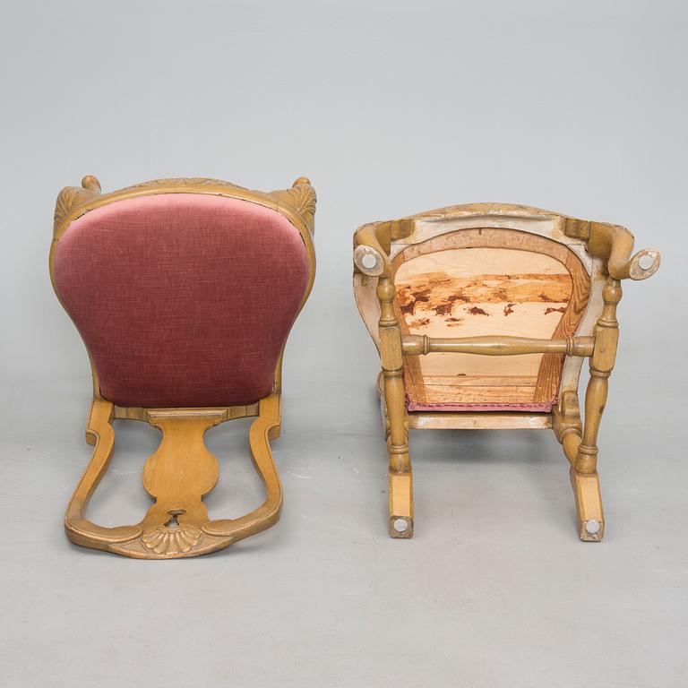 STOL, rokoko, 1700-tal och STOL, rokokostil, 1900-tal.