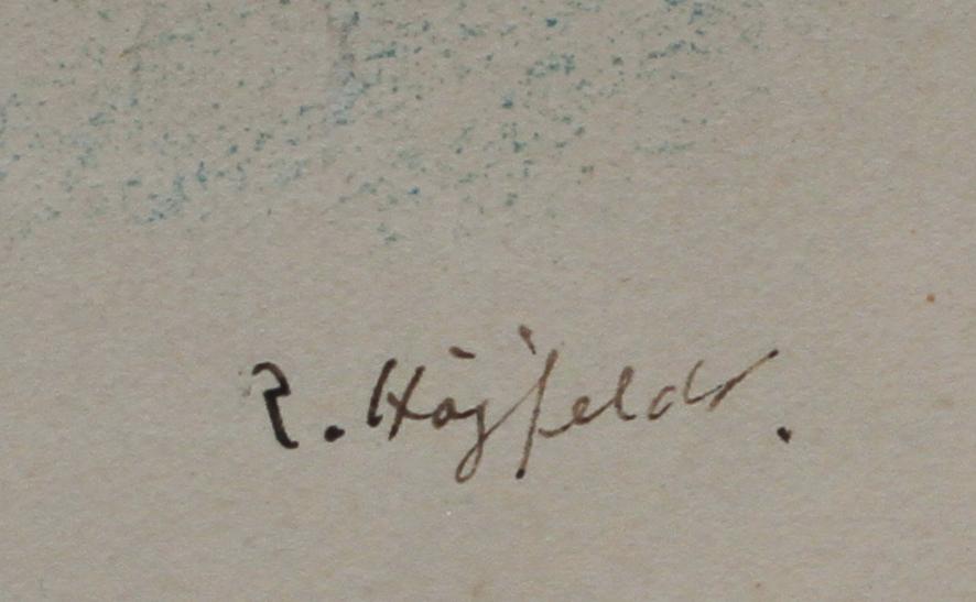 ROBERT HÖGFELDT, blandteknik, sign.