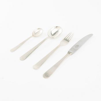 Wiwen Nilsson, children's cutlery 4 dlr silver Lund 1959.