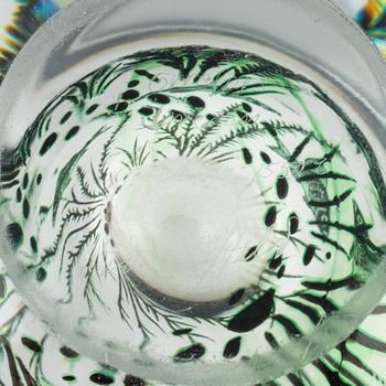 Edward Hald, a graal glass vase, Orrefors.