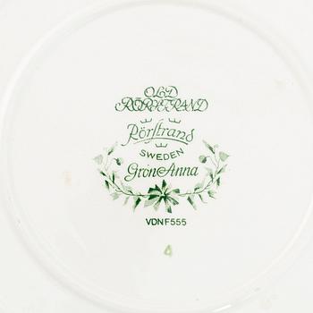 Rörstrand, servis, 66 delar, porslin, "Grön Anna".