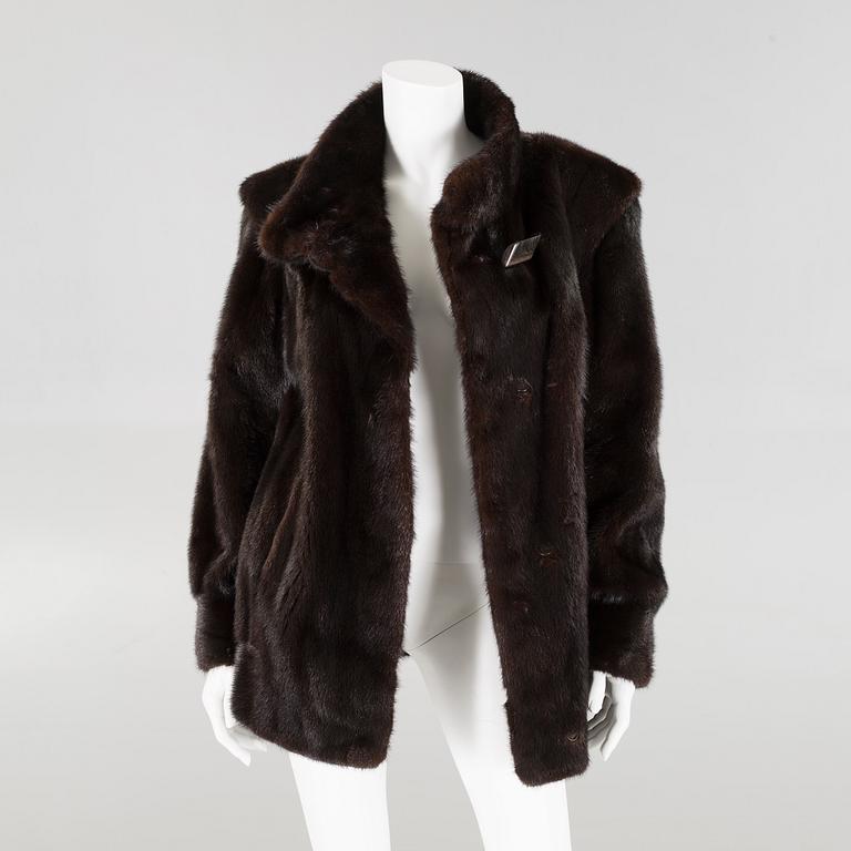 A fur jacket by Saga mink.