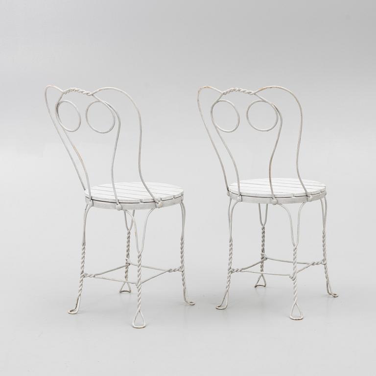 Trädgårdsmöbler, 3 delar, 1900-talets mitt.