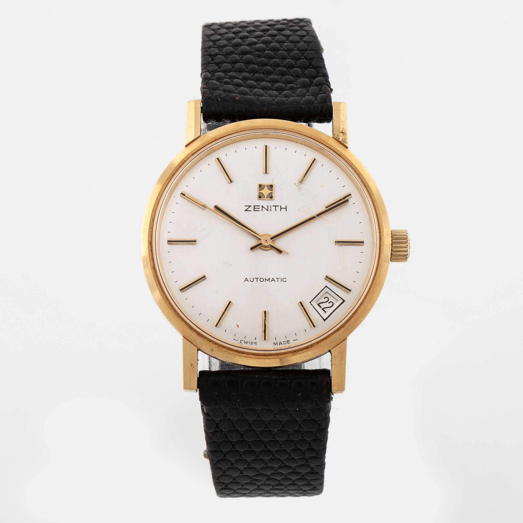 ZENITH, wristwatch, 34 mm.