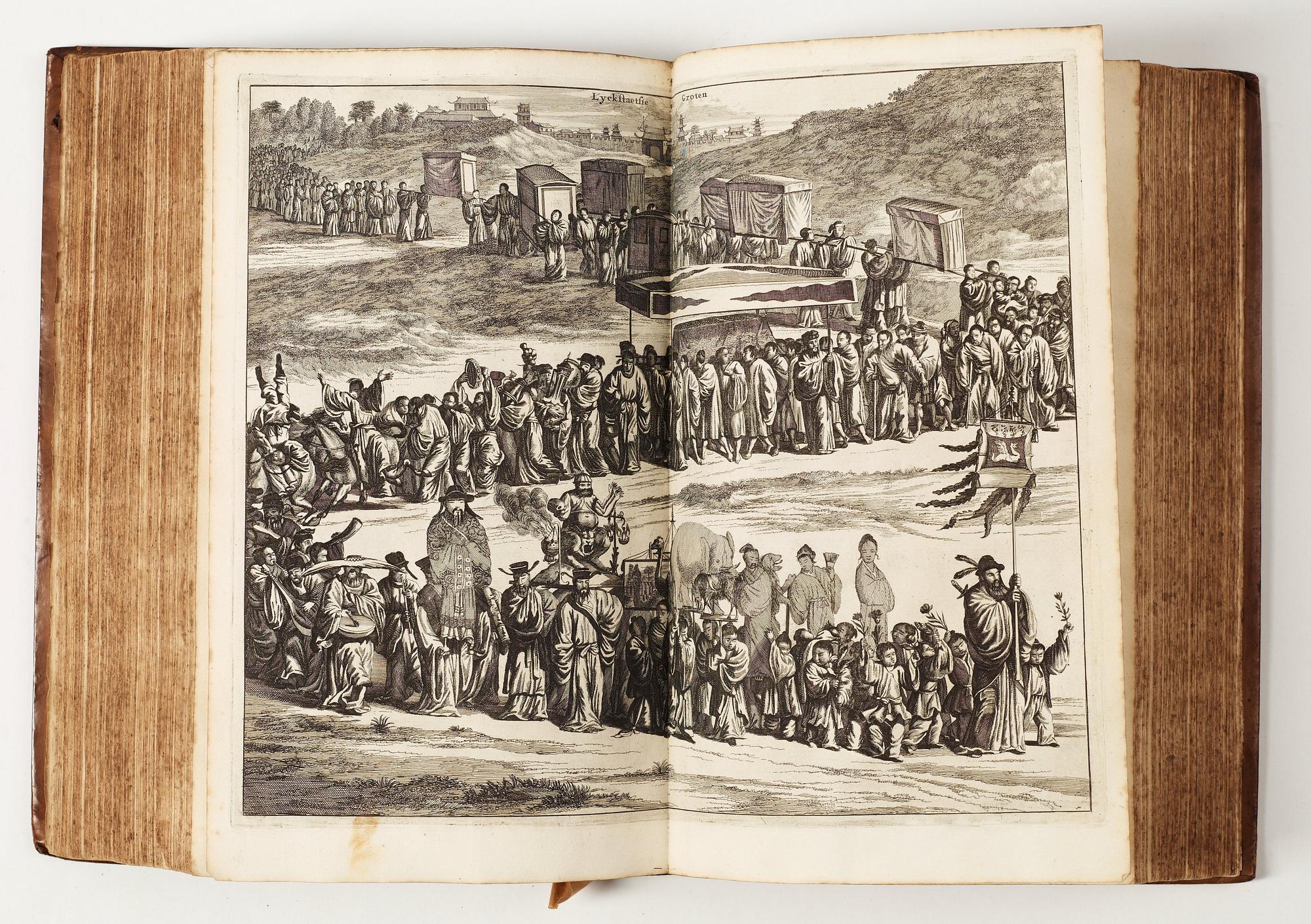 DAPPERT OLFERT (1639-1689), Tweede en derde Gesandschap na het Keyserryck van Taysing of China. Amsterdam 1670.