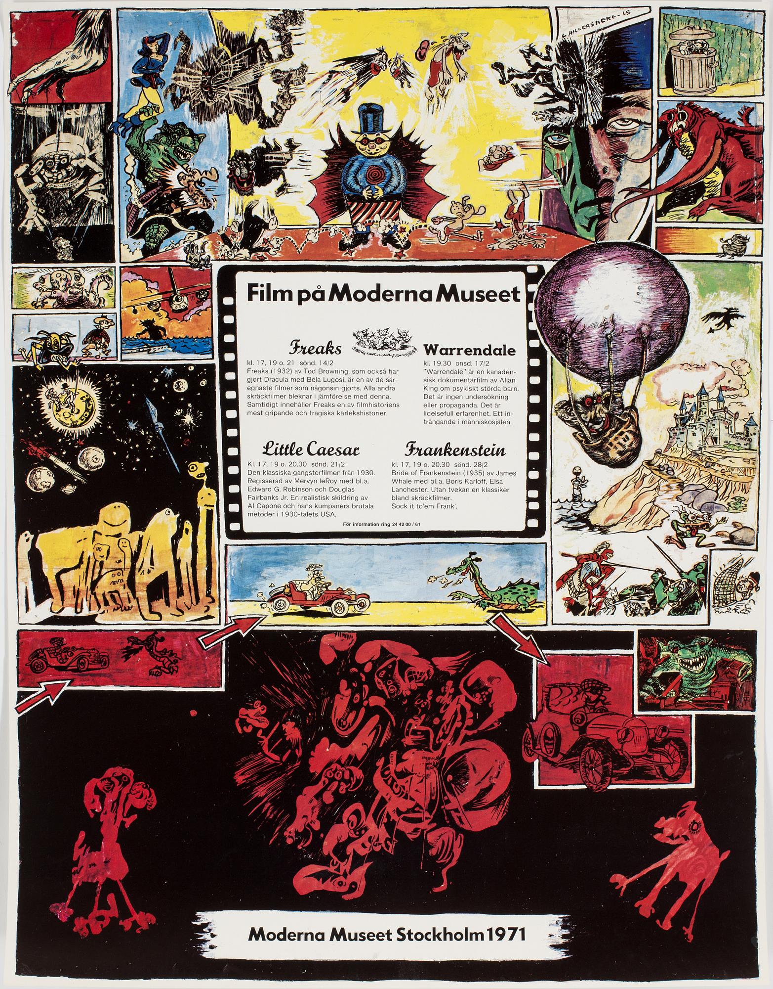 Eight, exhibition posters, from the 1960s - and unward.
