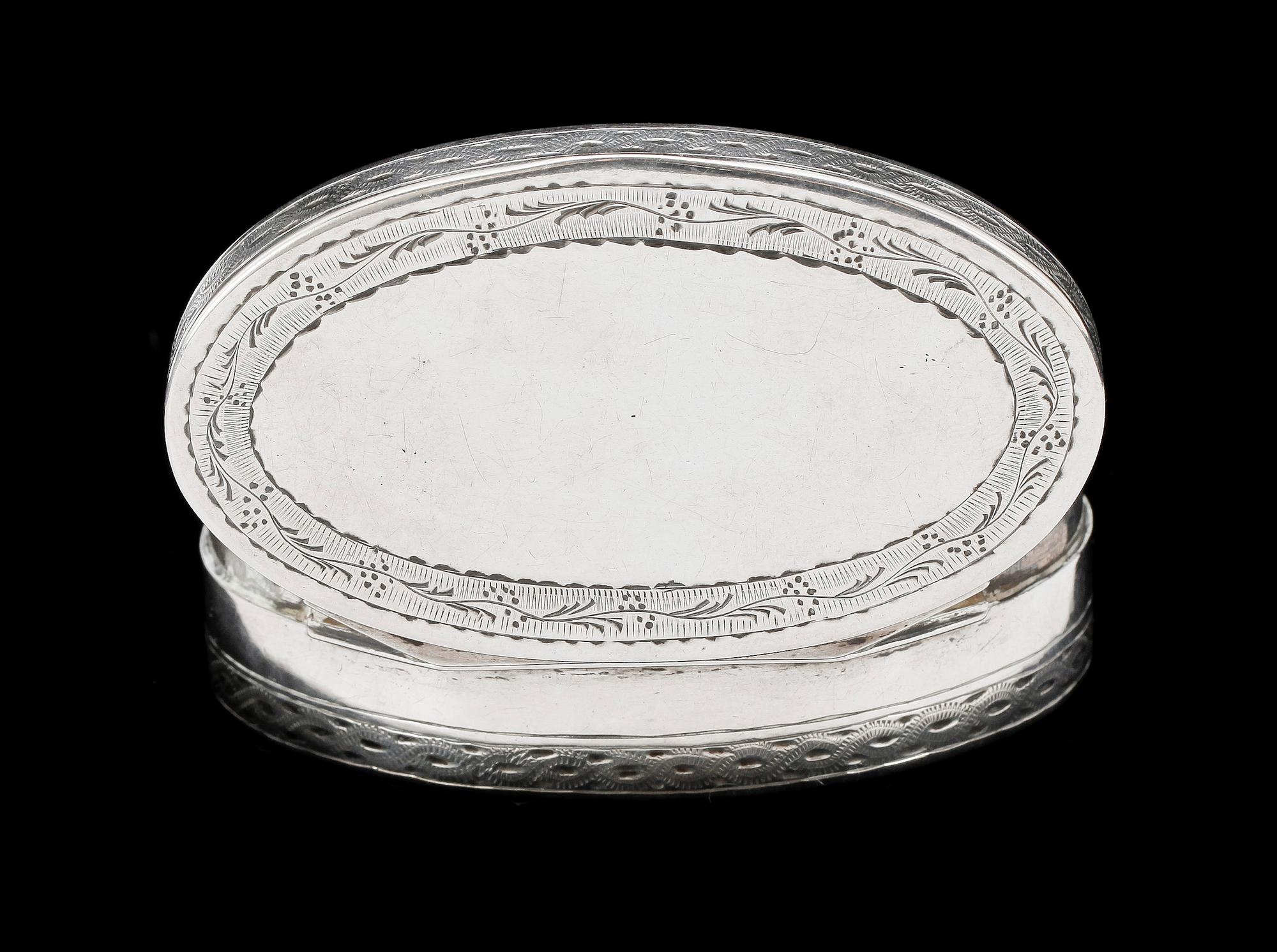 DOSA, silver, Johan Klint Norrtälje 1812. Vikt ca 80 gram.