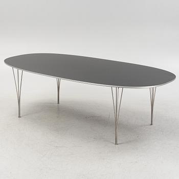 Bruno Mathsson & Piet Hein, a 'Superellips' dining table, Fritz Hansen, Denmark.