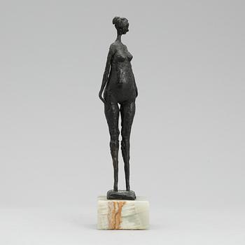SKULPTUR, brons, okänd konstnär, signerad, 1900-tal.