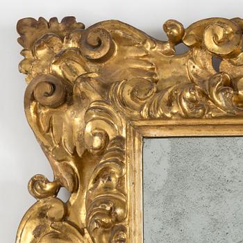 A Baroque style mirror from around year 1900.