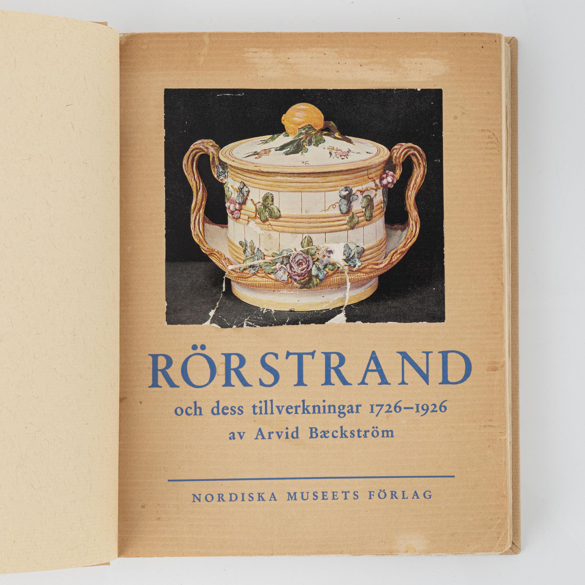 Böcker om svensk keramik. 19 st..