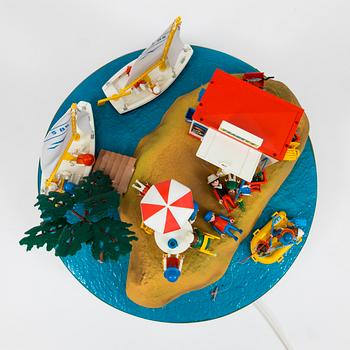 A Playmobil store display, Germany, c. 1986.