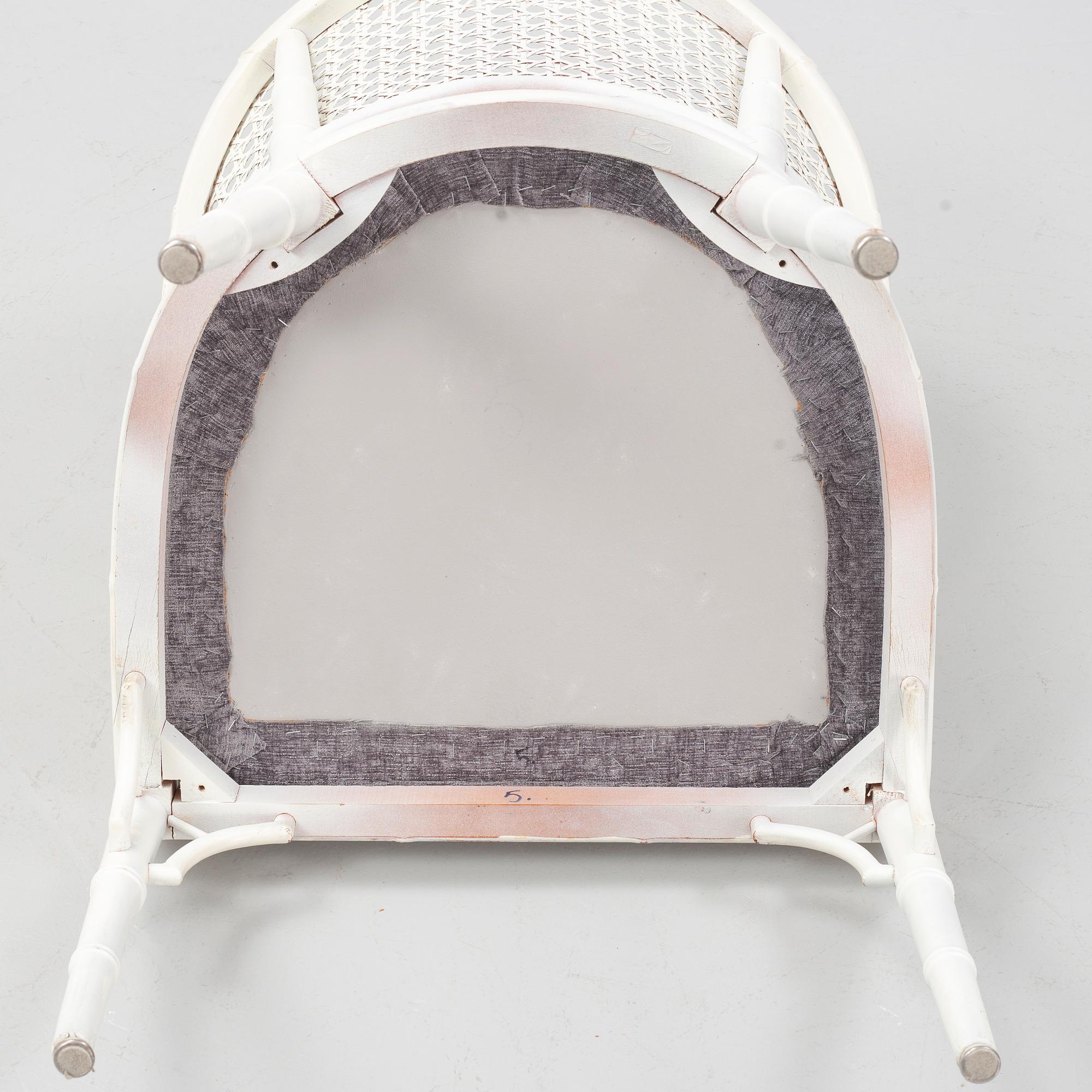 Karmstolar, 4 st, Miranda of Sweden, 1980-tal.