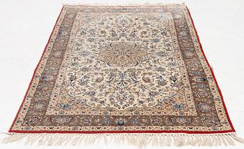 A semi antique Nain Tuteshk rug, Central Persia, c. 190 x 108 cm.