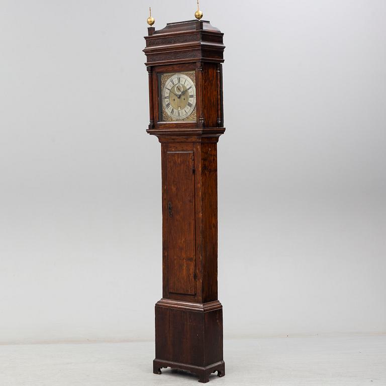 A first half of the 18th Century mahogany long case clock by John Stokes Bewdley.