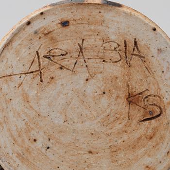 KYLLIKKI SALMENHAARA, KANNU JA KERMAKKO. Sign. KS Arabia. 1950-luku.