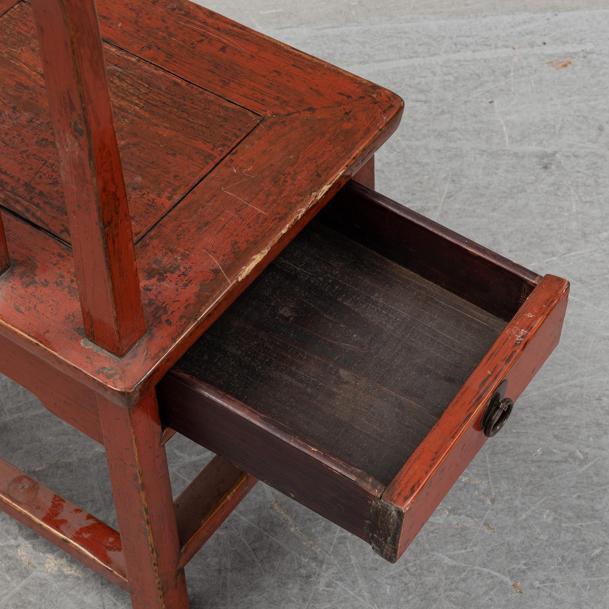 A chinese chair late 19th century.