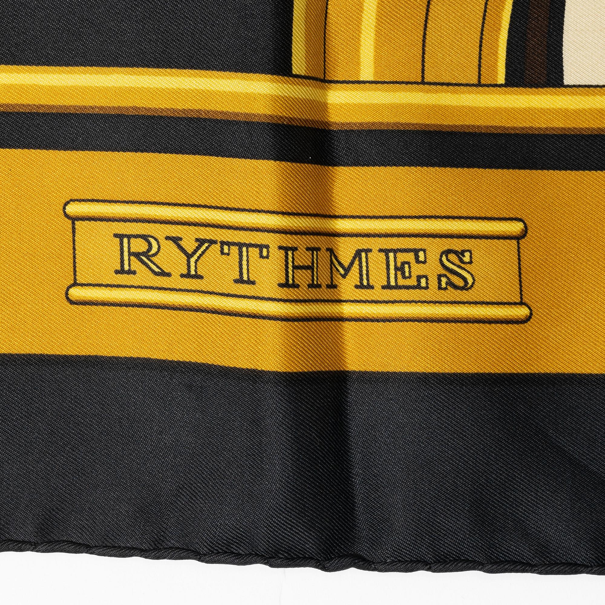 Hermès, scarf, "Rythmes".