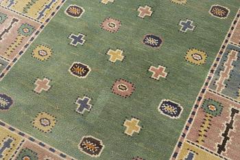 Märta Måås-Fjetterström, a carpet, 'Älgö', knotted pile, c. 248 x 178 cm, signed AB MMF.