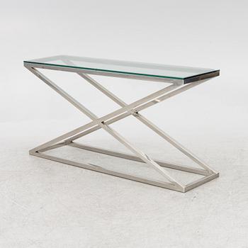Eichholtz, side table, "Criss Cross", Netherlands, contemporary.