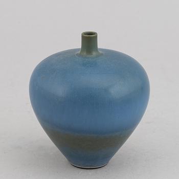 Four miniature vases and bowl by Berndt Friberg, Gustavsberg, 1958-1972.
