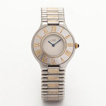 Cartier, Must 21, armbandsur, 31 mm.