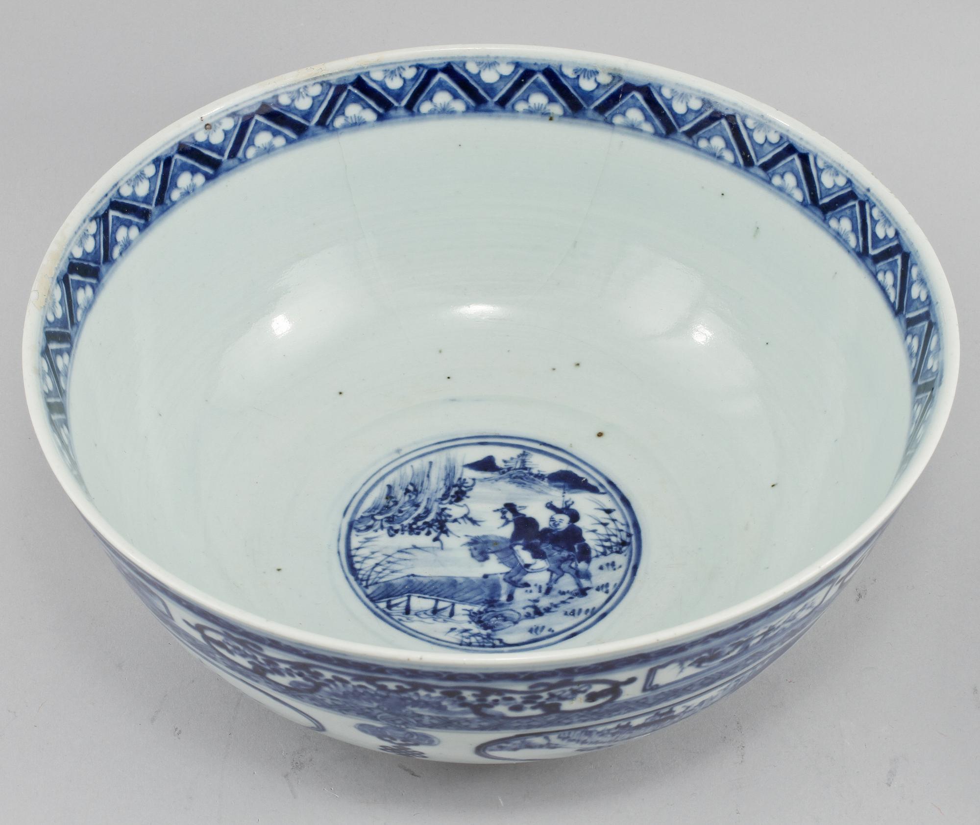 SKÅLAR, 2 st, porslin, Kina, 1800/1900-tal.