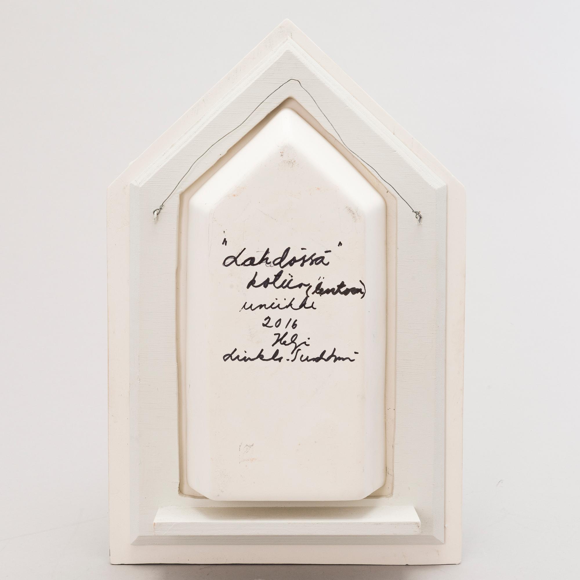 HELJÄ LIUKKO-SUNDSTRÖM, a unique sconce, signed  Heljä Liukko-Sundström 2016.