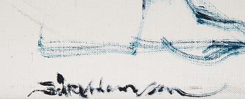 Bo Åke Adamsson, oil on canvas, signed.