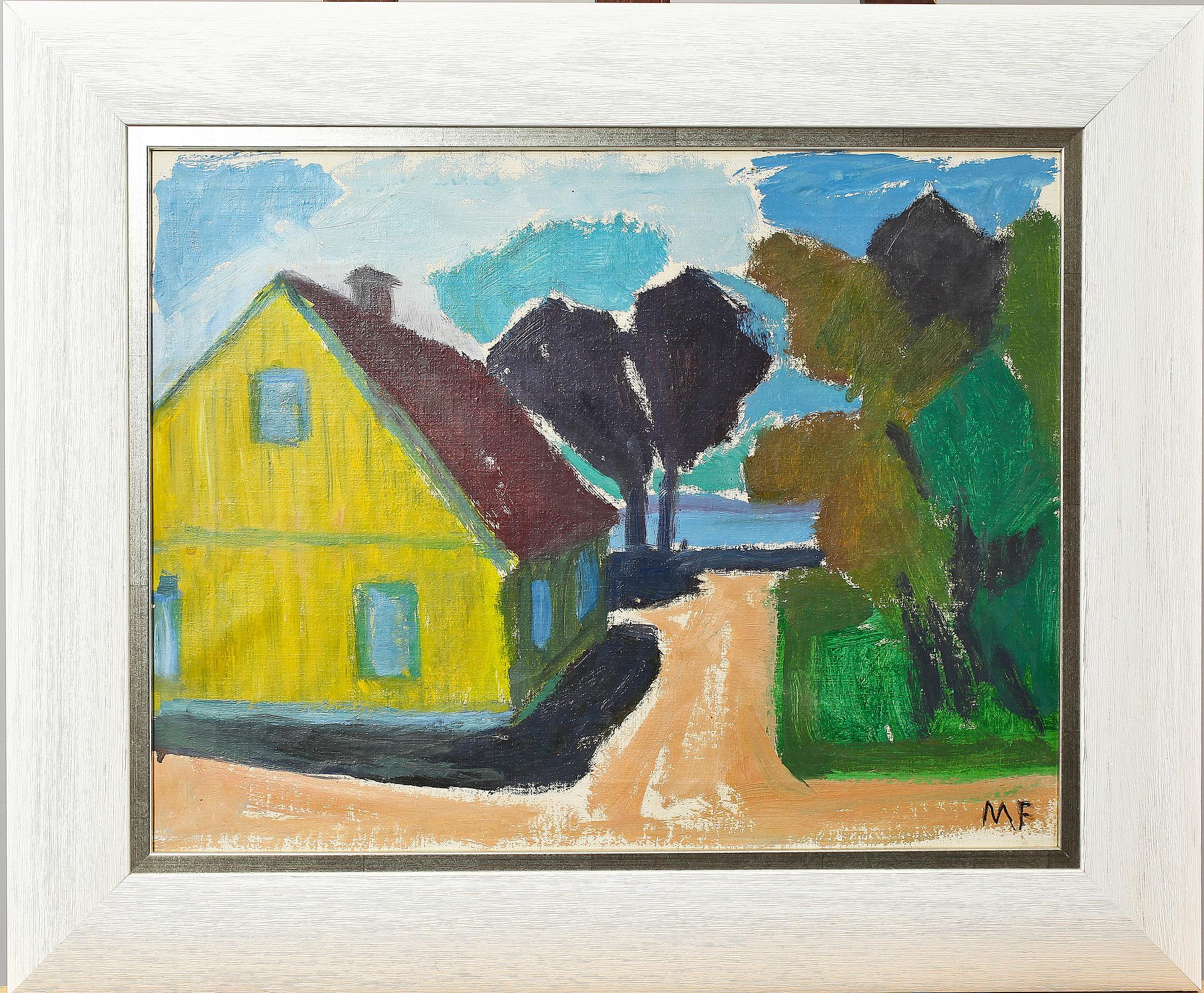 MOLLIE FAUSTMAN, olja på duk, sign.