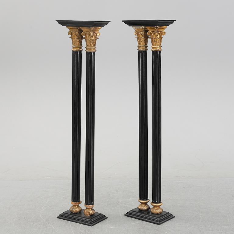 A pair of columns, first half of the 20th century.