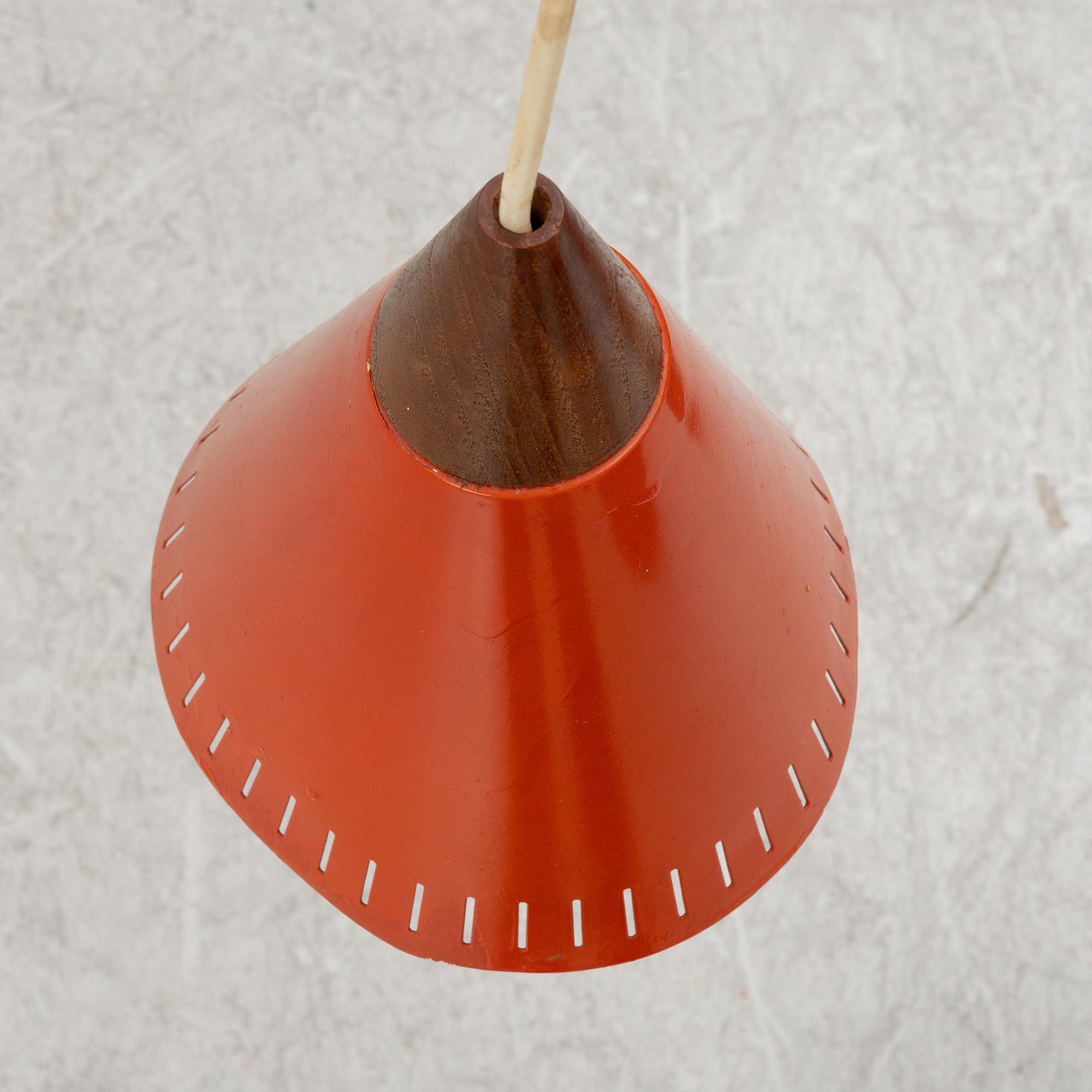 Ceiling lamp, mid-20th century.