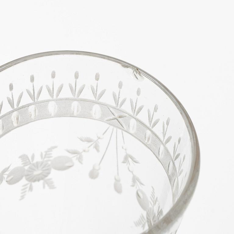 Champagne glasses, 12 pcs, circa 1900.