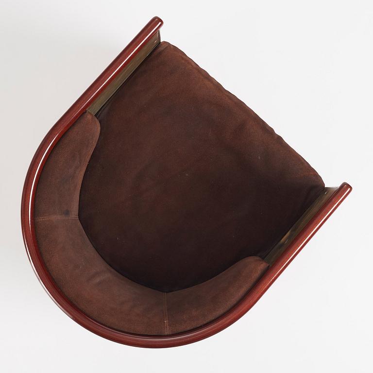 Mats Theselius, a 'Järn/Mocca' lounge chair, ed. 182/360, Källemo, Sweden, post 1994.